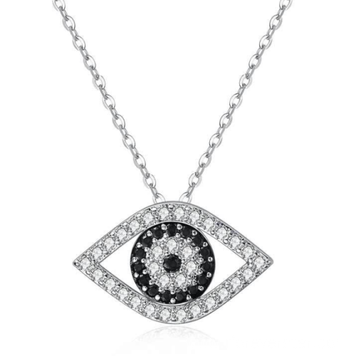 whole sale price eye necklace silver